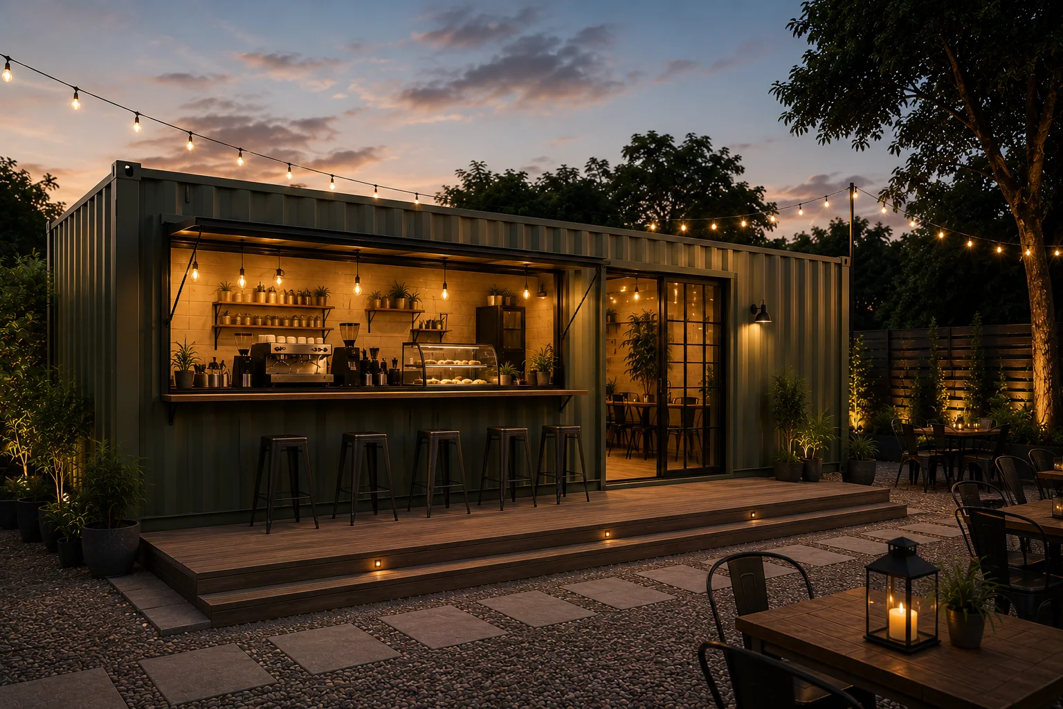 Portable Cafés & Restaurants by CabinWala — view 1