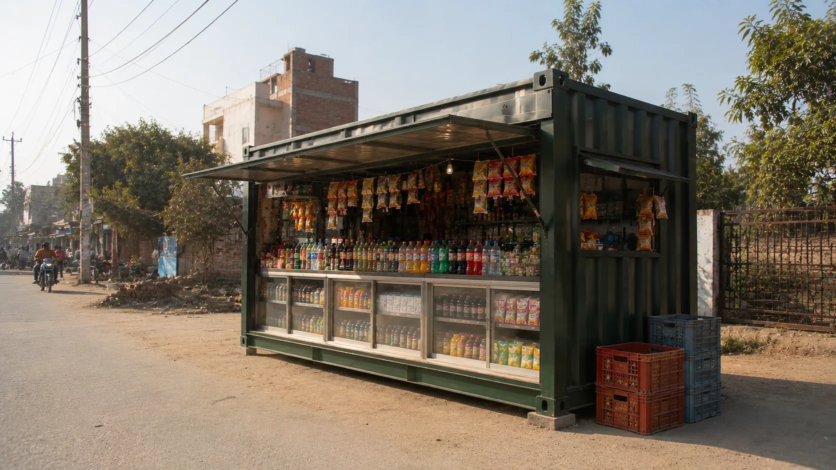 Portable Grocery Stores manufactured by CabinWala, Jaipur