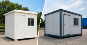 FRP Cabin vs Steel Portable Cabin: Which One to Choose