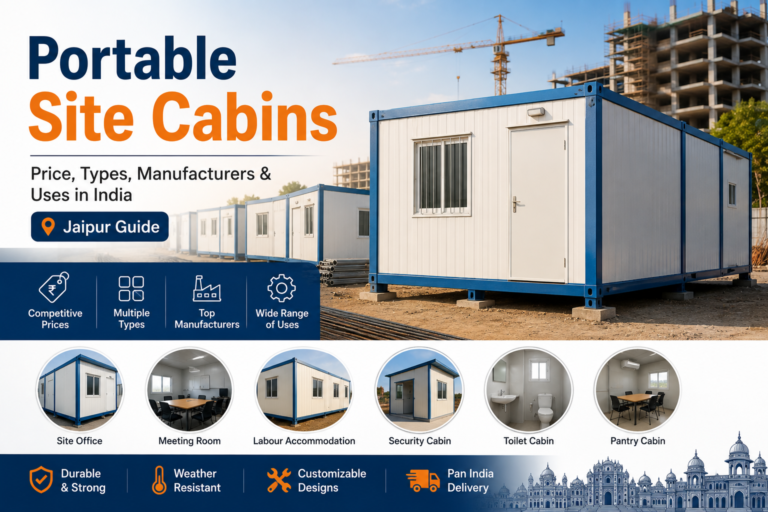 Portable Site Cabins: Price, Types, Manufacturers & Uses in India (Jaipur Guide)