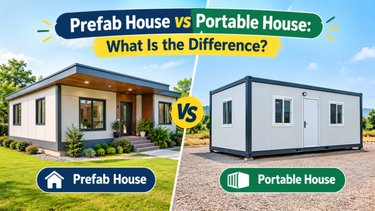 Prefab House vs Portable House: What Is the Difference?